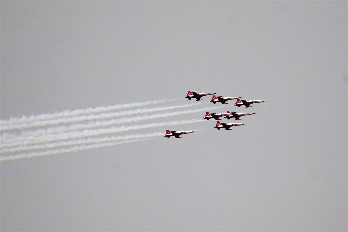 Türk Yıldızları, Hatay semalarında uçtu