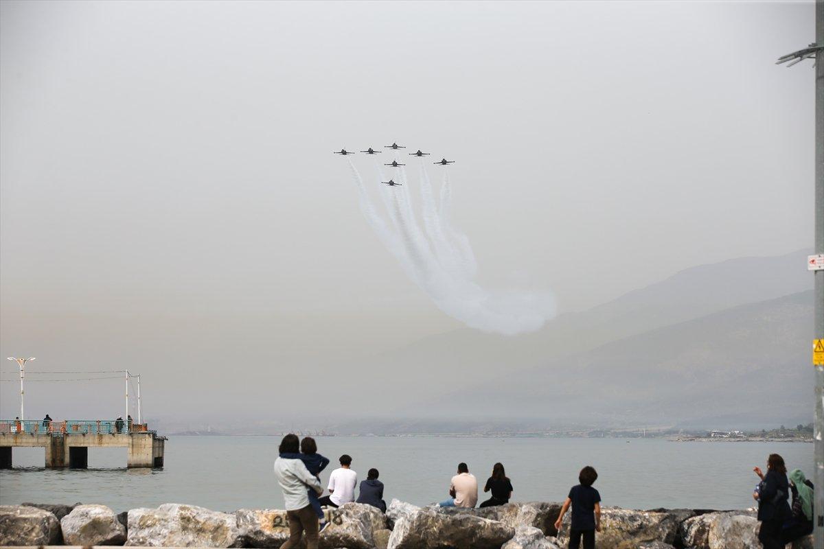 Türk Yıldızları, Hatay semalarında uçtu