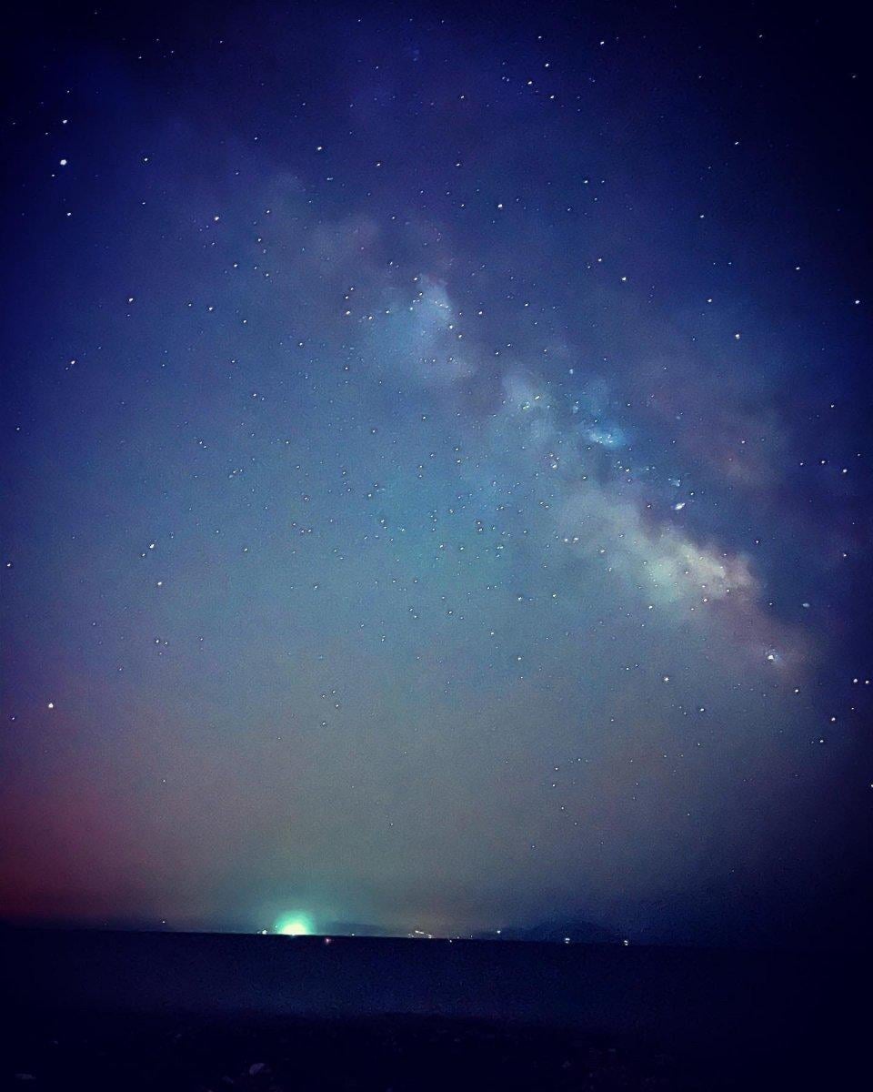 İzmir’de cep telefonu kamerası ile samanyolunu görüntüledi