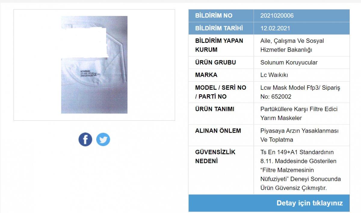 Güvensiz olduğu belirlenen 41 maske markası açıklandı