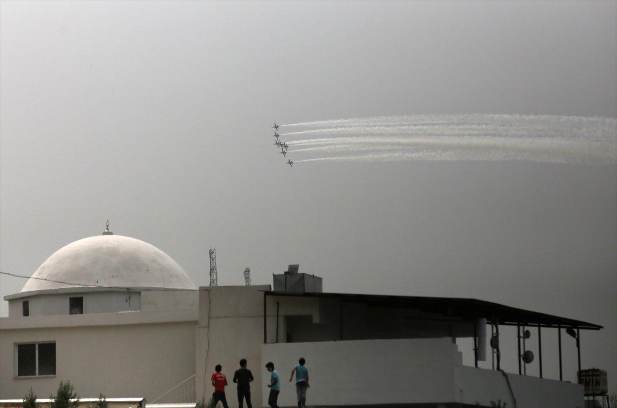Türk Yıldızları, Hatay semalarında uçtu