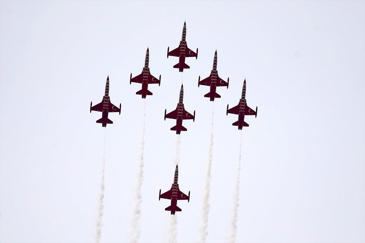 Türk Yıldızları, Hatay semalarında uçtu