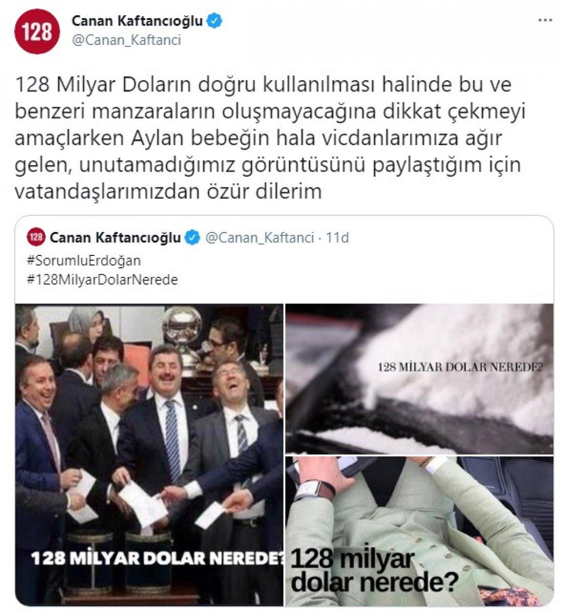 Canan Kaftancıoğlu özür diledi