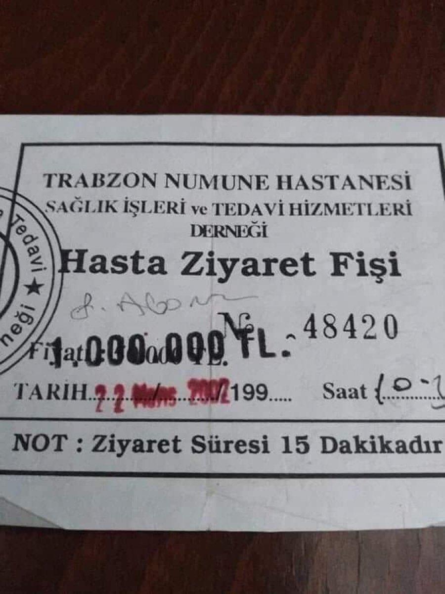 Bir zamanların Türkiye'si: Hasta ziyaret fişleri