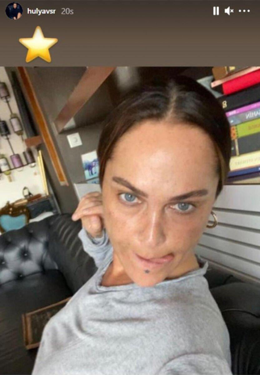 Hülya Avşar, makyajsız fotoğraf paylaştı