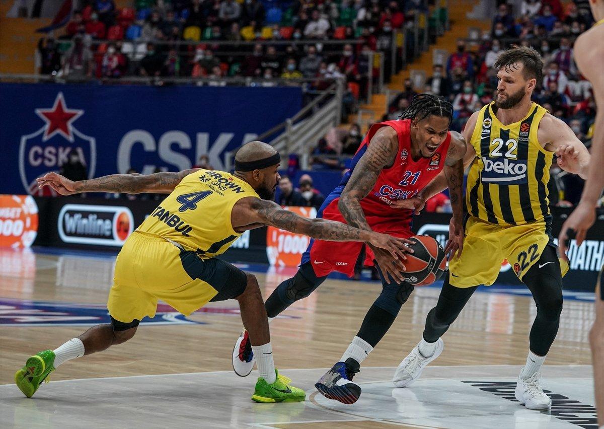 Fenerbahçe EuroLeague play-off ilk maçında CSKA Moskova'ya yenildi