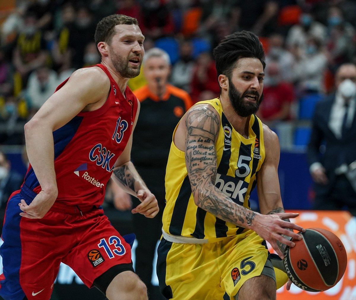 Fenerbahçe EuroLeague play-off ilk maçında CSKA Moskova'ya yenildi