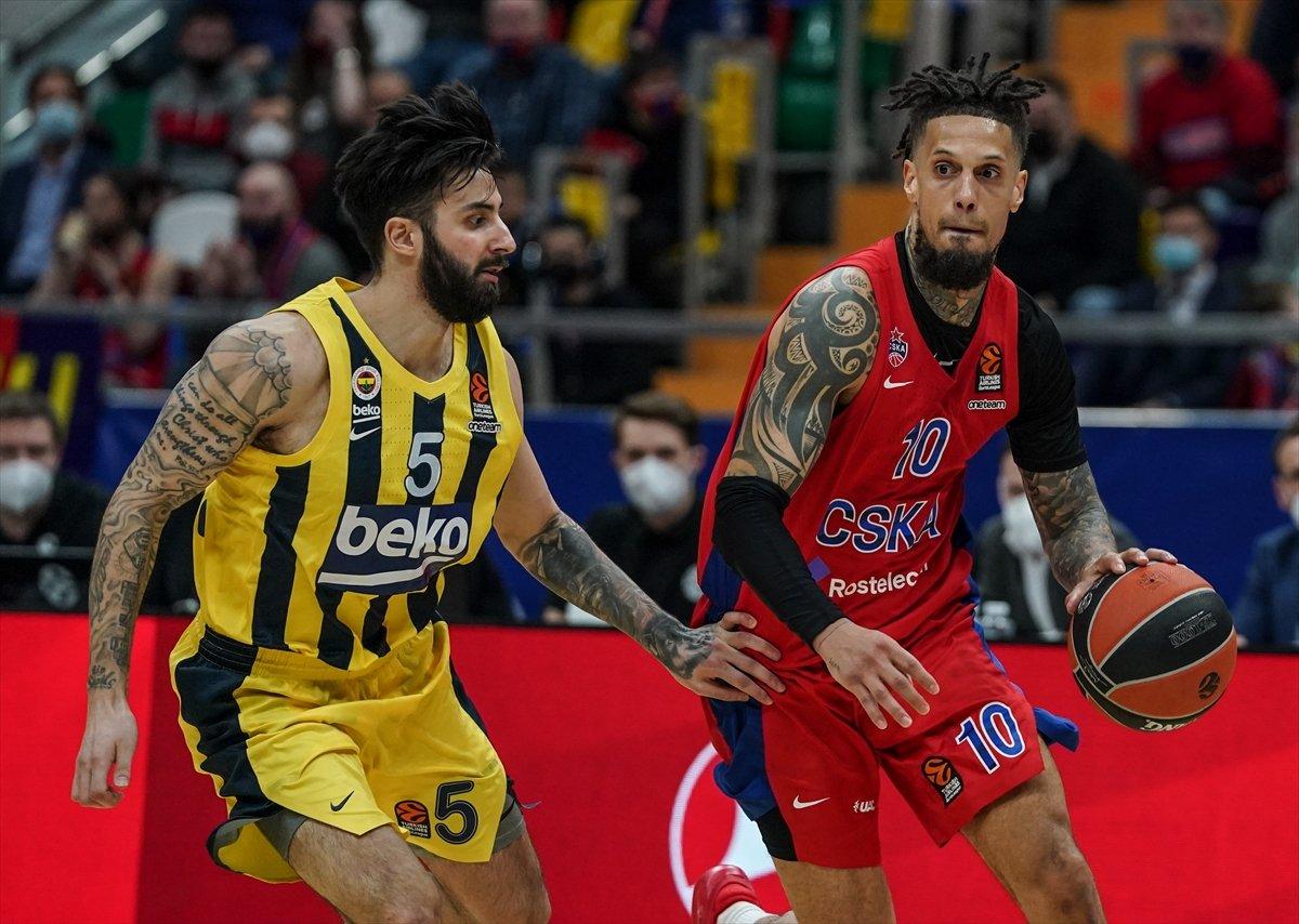 Fenerbahçe EuroLeague play-off ilk maçında CSKA Moskova'ya yenildi