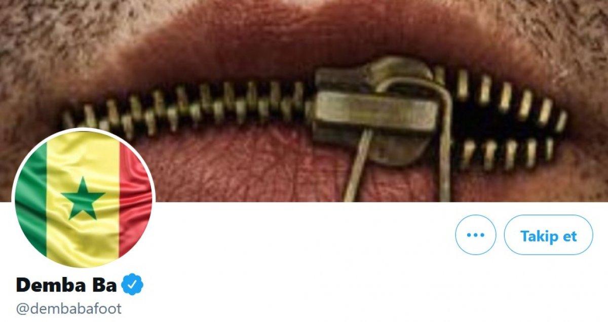 Beşiktaş taraftarından Demba Ba'ya destek