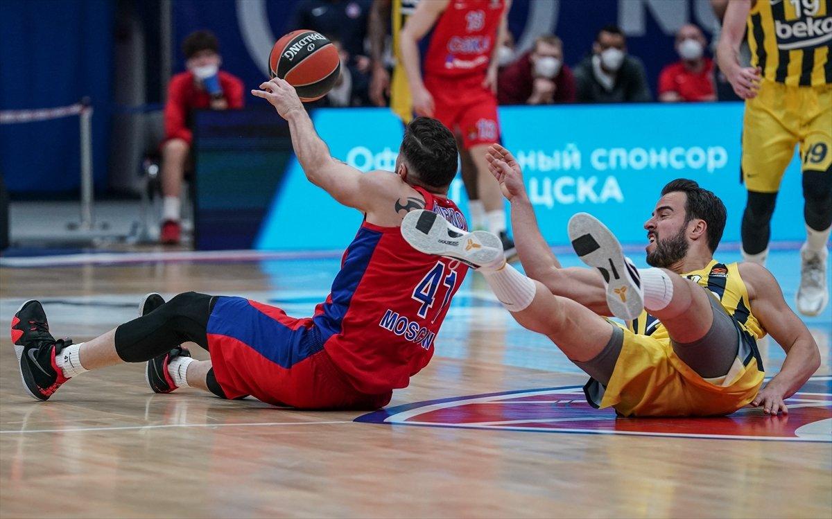 Fenerbahçe EuroLeague play-off ilk maçında CSKA Moskova'ya yenildi