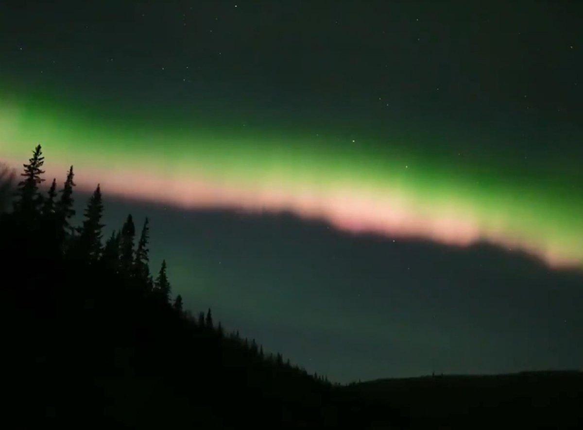 Alaska'da Kuzey Işıkları'nın büyüleyici dansı