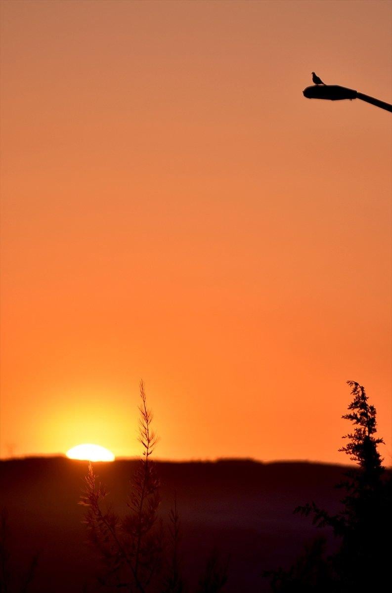 Mersin'den gün doğumu manzarası