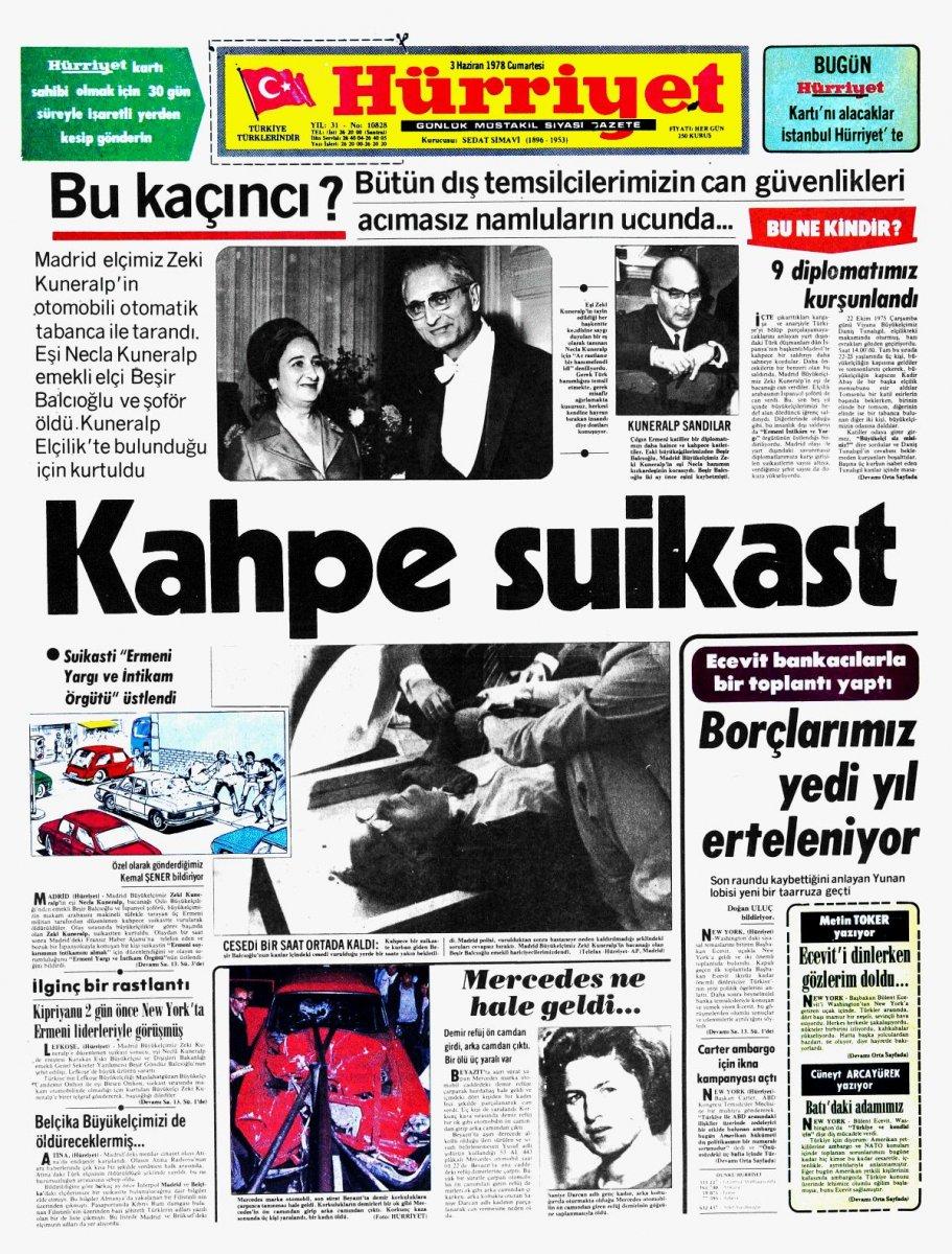 Dışişleri Bakanlığı: Ermeni terörünün şehit ettiği arkadaşlarımızı unutmayacağız