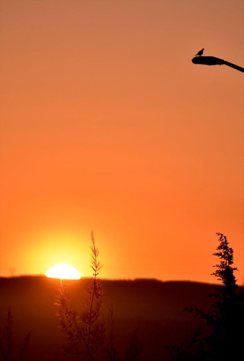 Mersin'den gün doğumu manzarası