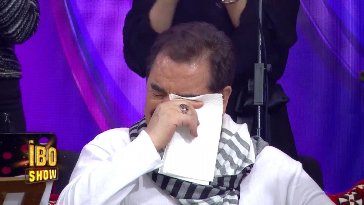 İbrahim Tatlıses, gözyaşlarını tutamadı