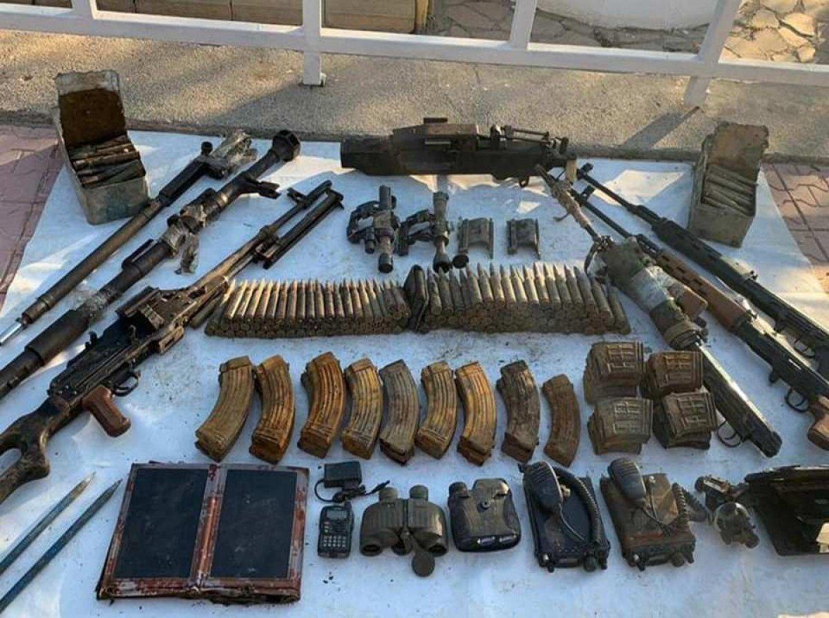 Şırnak’ta PKK operasyonu: Çok sayıda silah ve mühimmat ele geçirildi