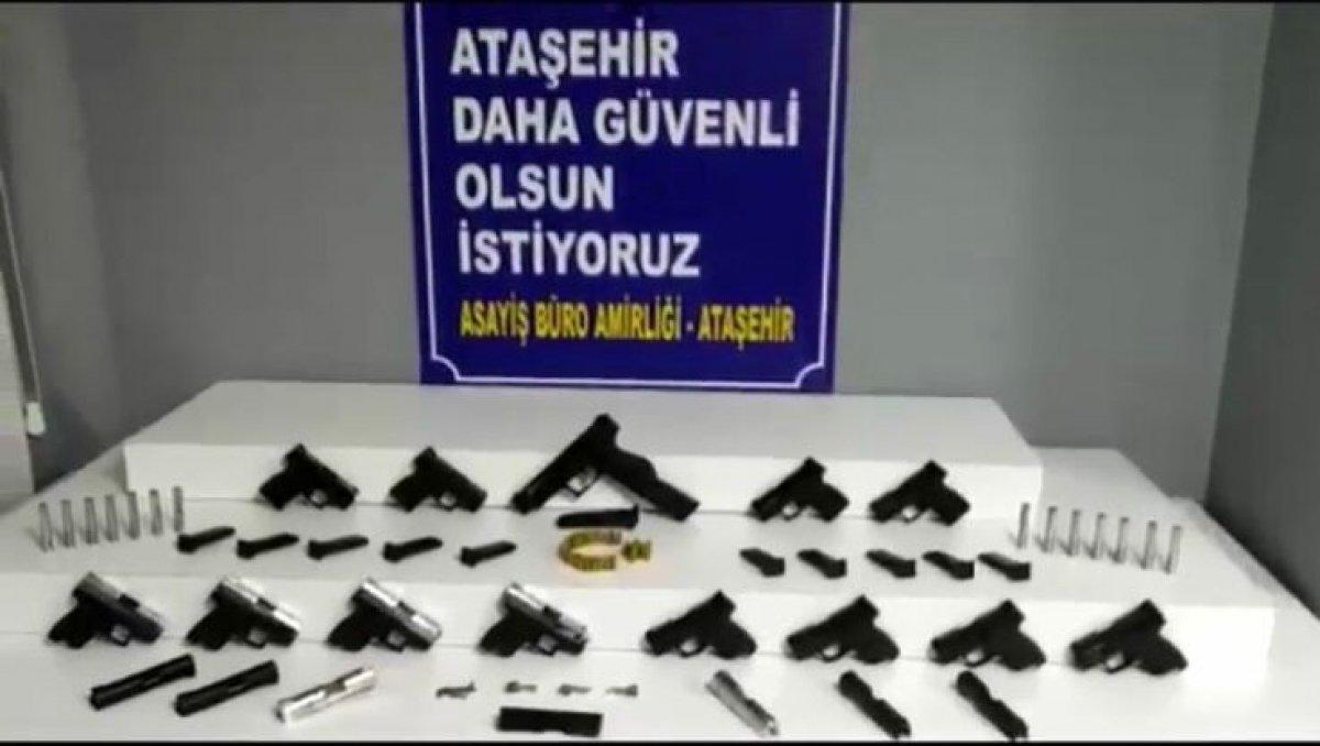 İstanbul’da kaçak silah atölyesine baskın: 2 gözaltı
