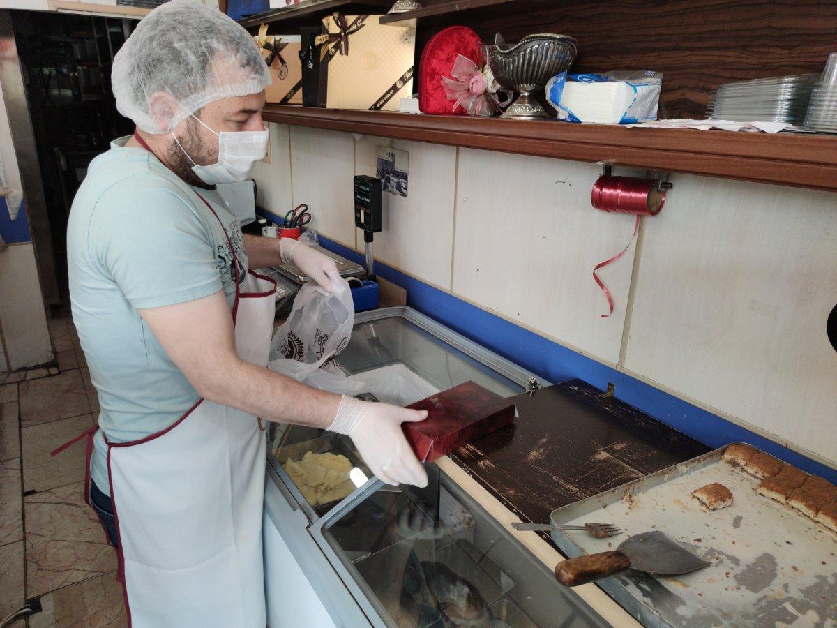 Amasya'da soğuk baklavaya talep yoğun
