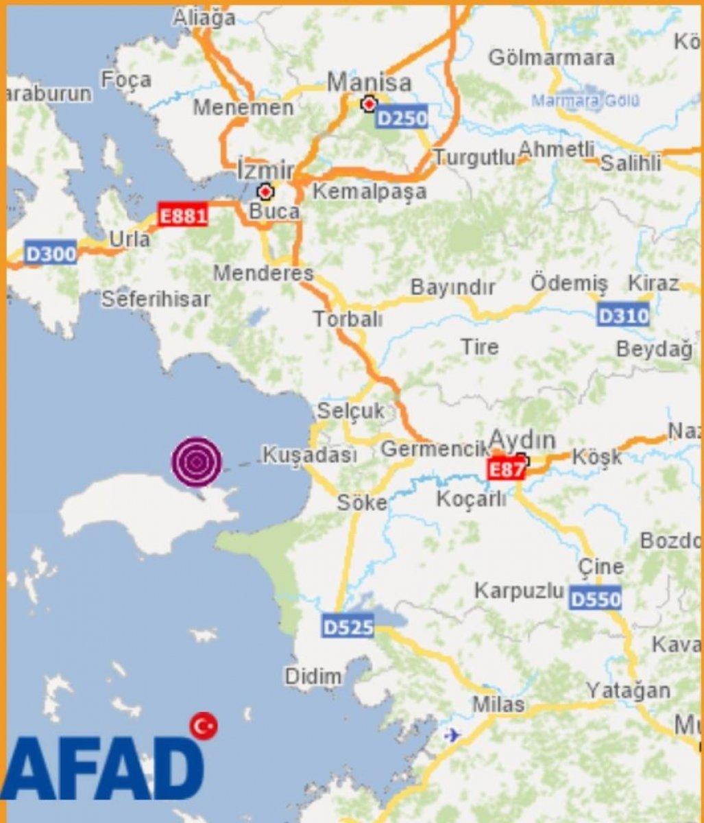 Kuşadası ve Datça'da deprem