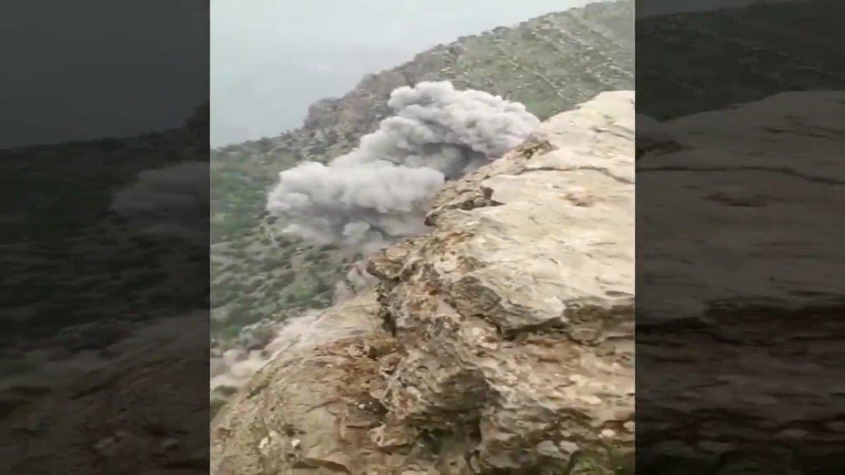 Avaşin-Basyan'da mağaraya gizlenen 3 terörist öldürüldü