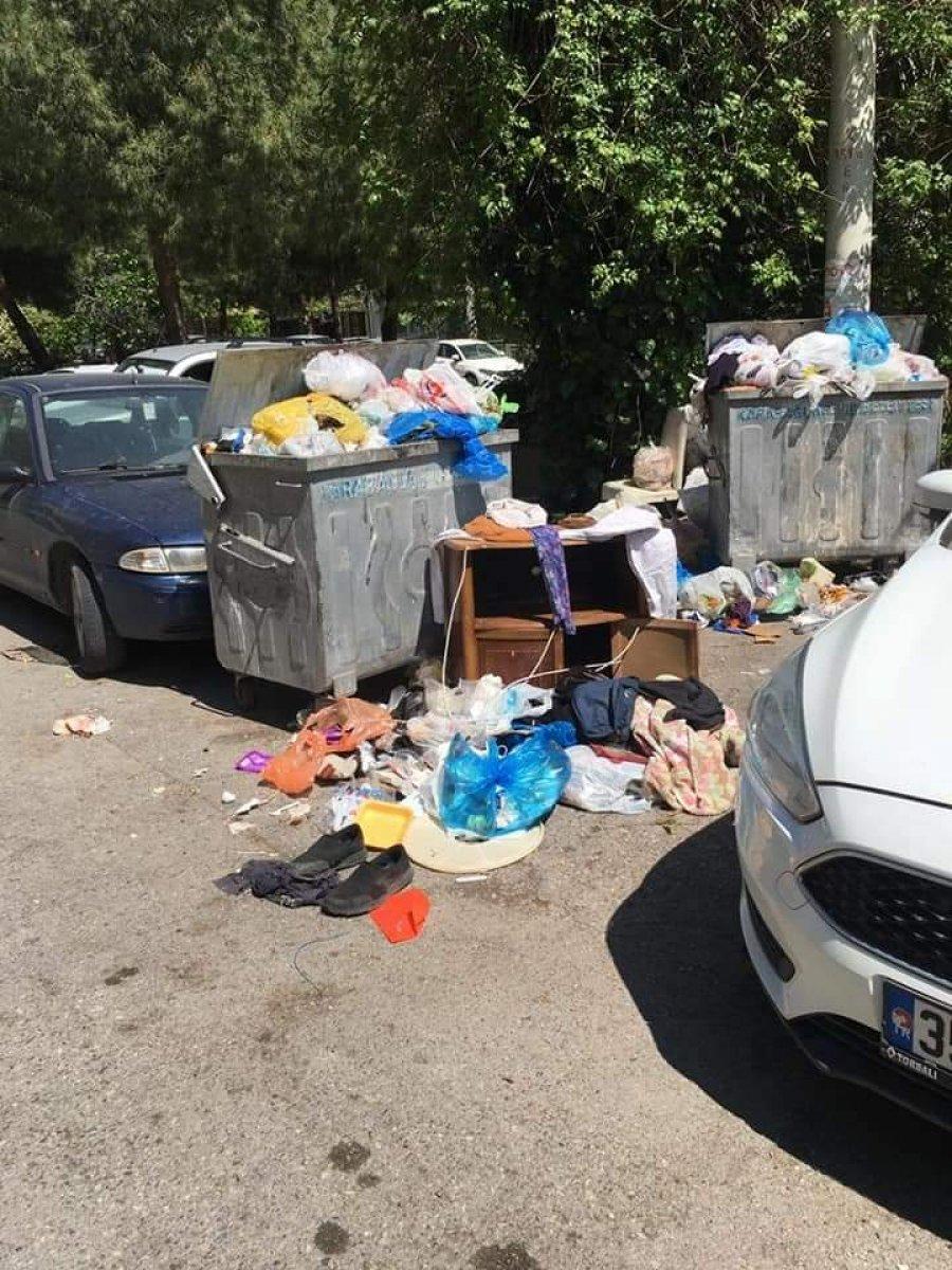 CHP yönetimindeki Karabağlar'da çöp krizi