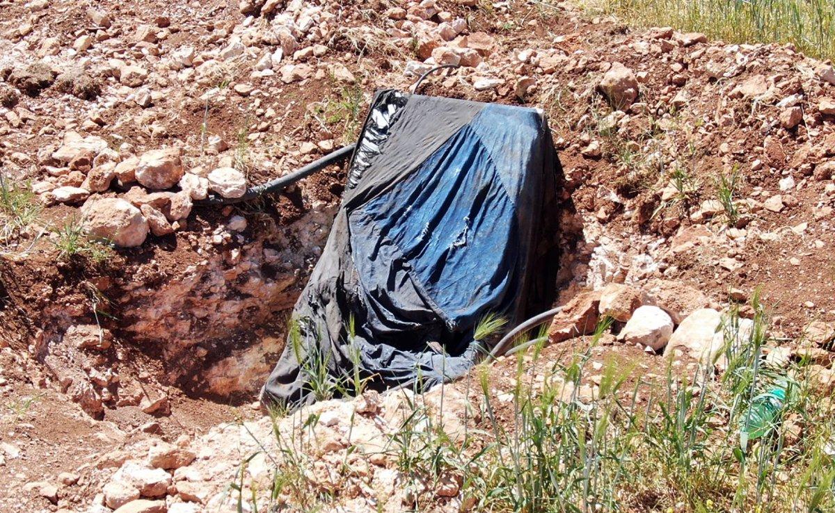 Diyarbakır'da kaçak kullanımı tespit için havalanan drone'u taşladılar