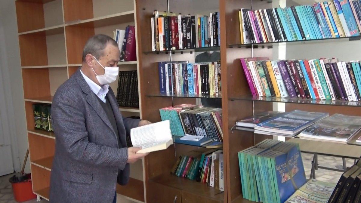 Samsunlu muhtar mahallesine kütüphane kurdu