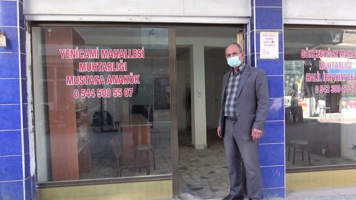 Samsunlu muhtar mahallesine kütüphane kurdu