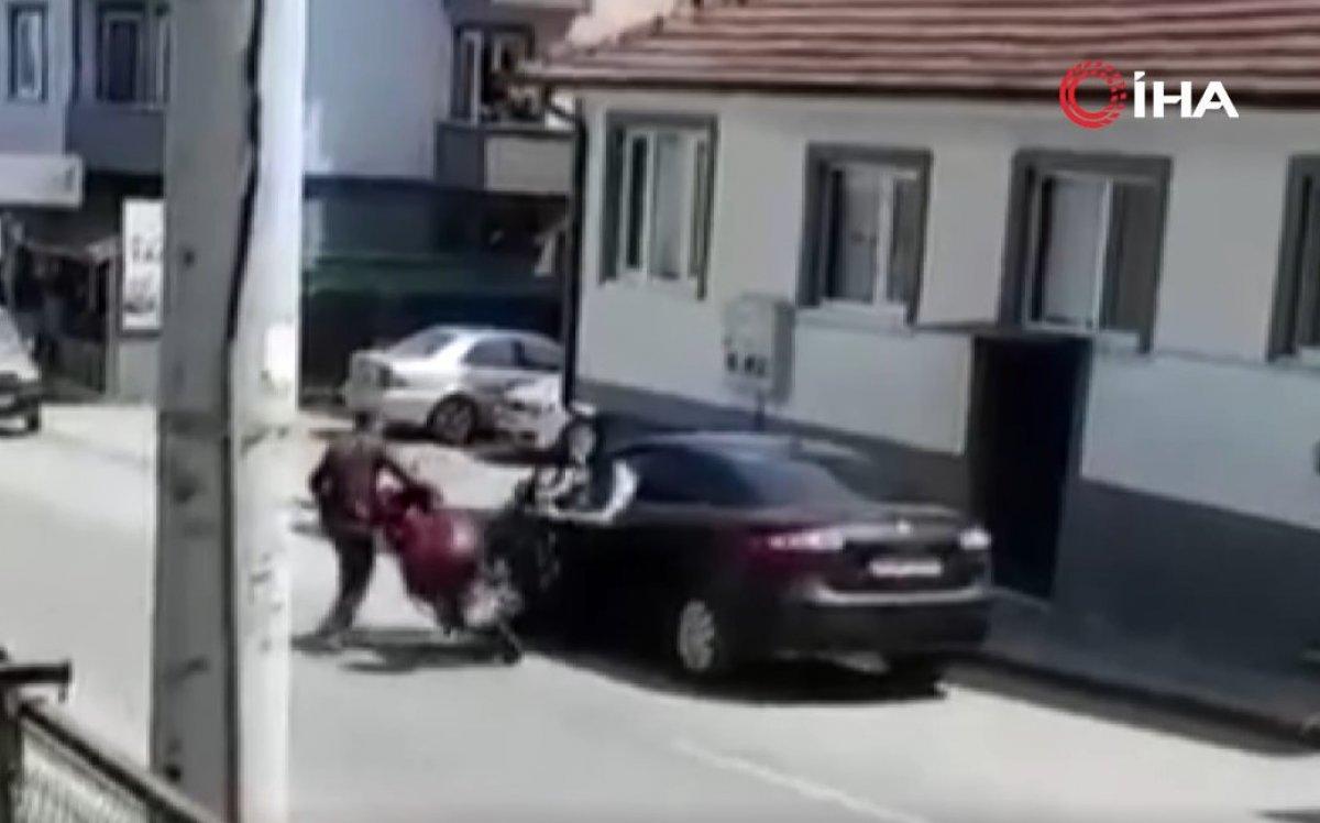 Sakarya motorcu kaçış