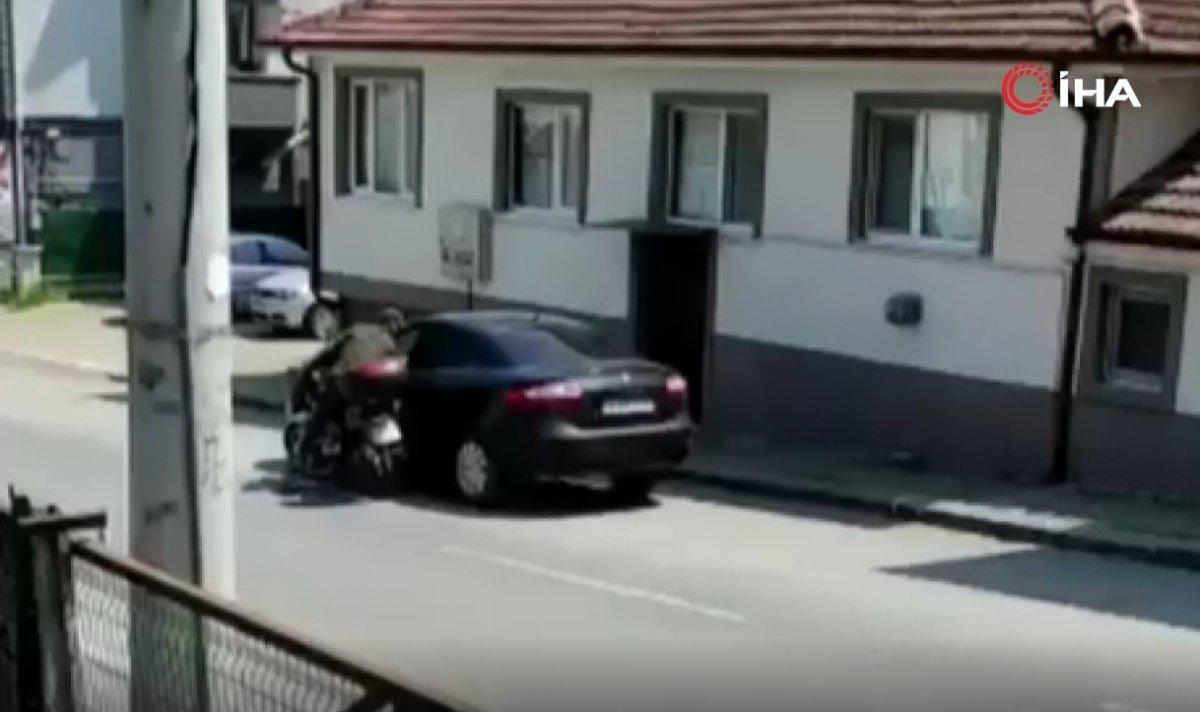 Sakarya motorcu kaçış