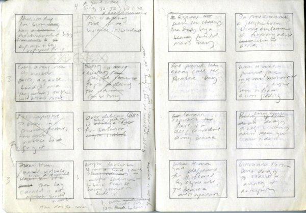 Yazarların kitaplarını yazmadan önceki taslakları