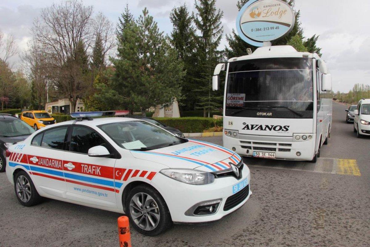 Nevşehir'de jandarmadan denetim