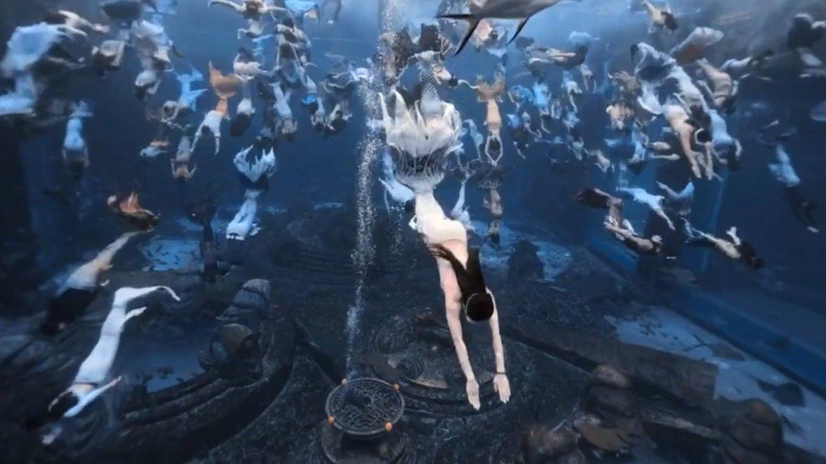 Çin'de rekor kıran deniz kızı gösterisi