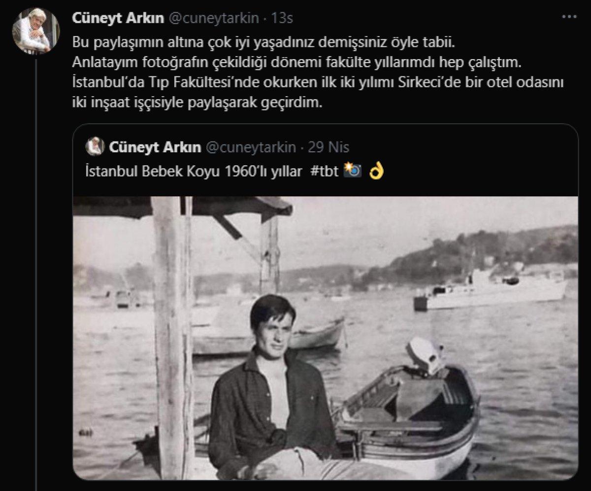 Cüneyt Arkın, zor zamanlar geçirdiği gençlik fotoğrafını paylaştı