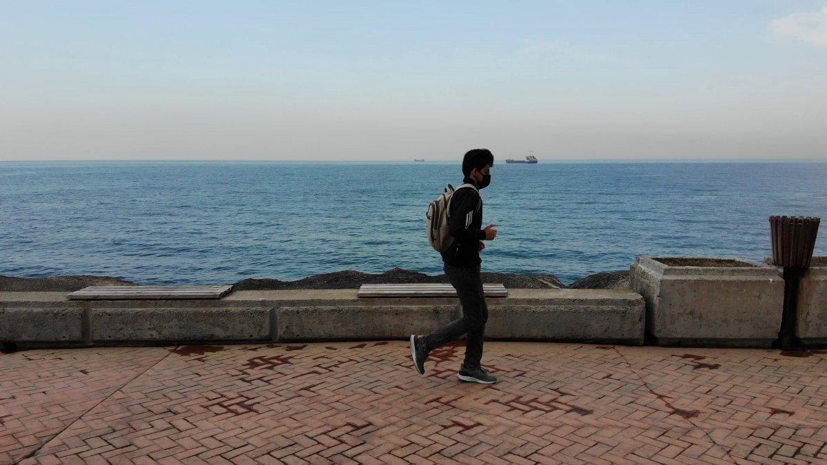 Samsun'da otobüse parası yetmeyince yürümeyi hobi edindi