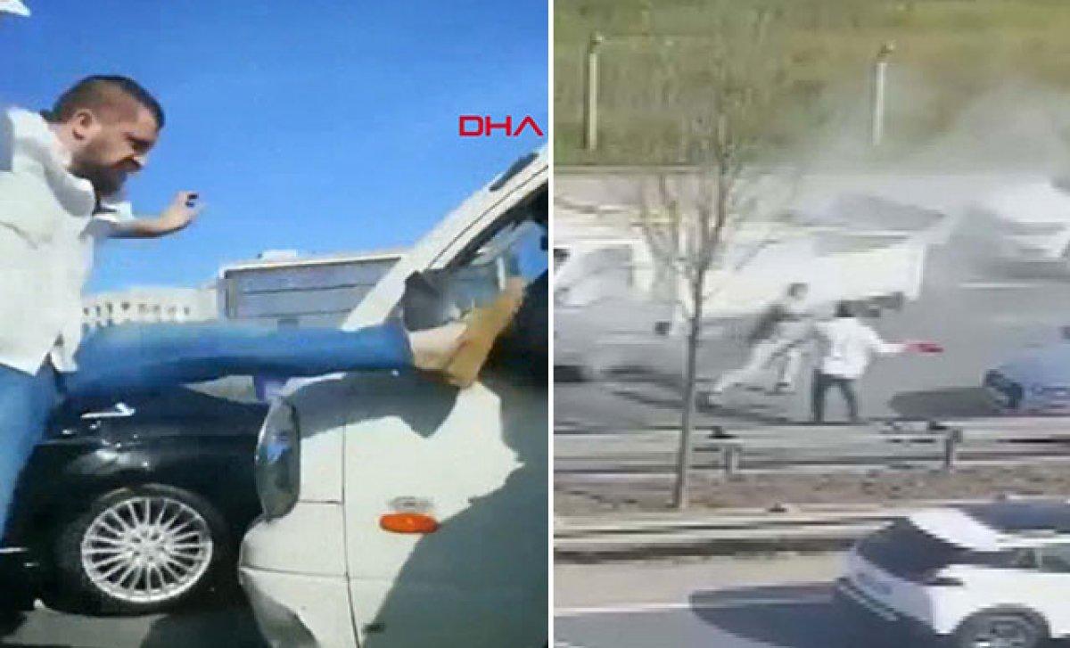 Beykoz trafik saldırı