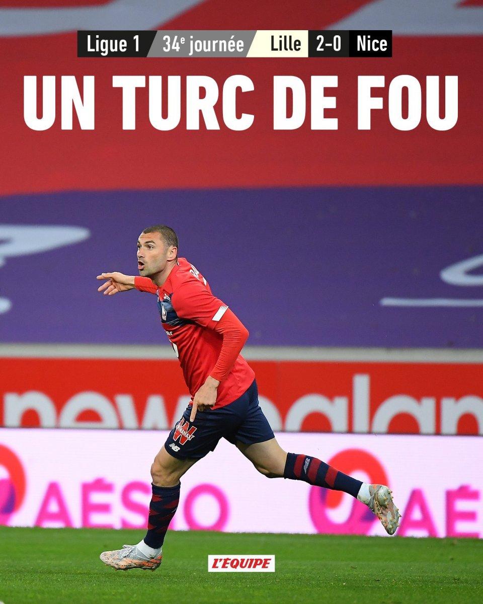 Burak Yılmaz ve Zeki Çelik yine Lille'i galibiyete taşıdı