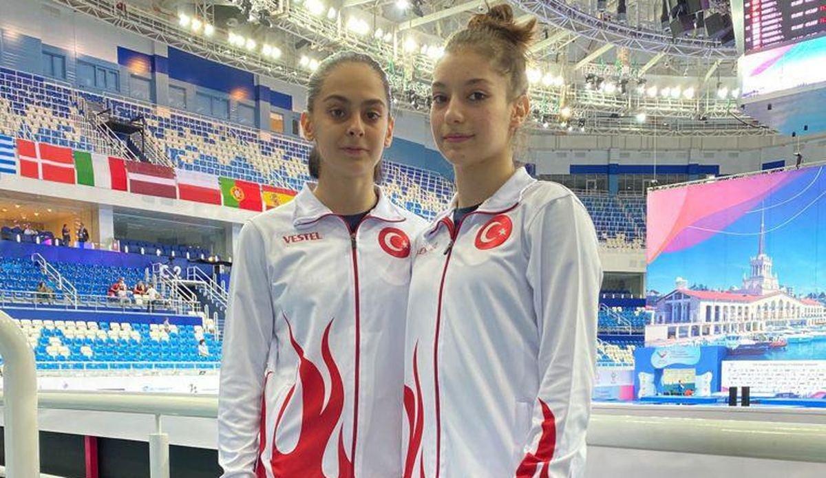 Elif Çolak ve Sıla Karakuş, gümüş madalya kazandı