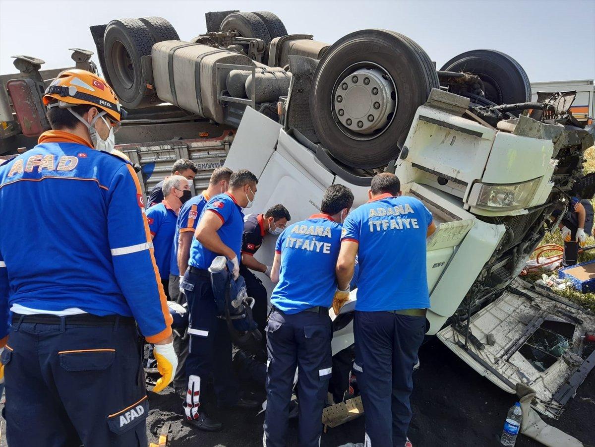 kömür kamyonu kaza