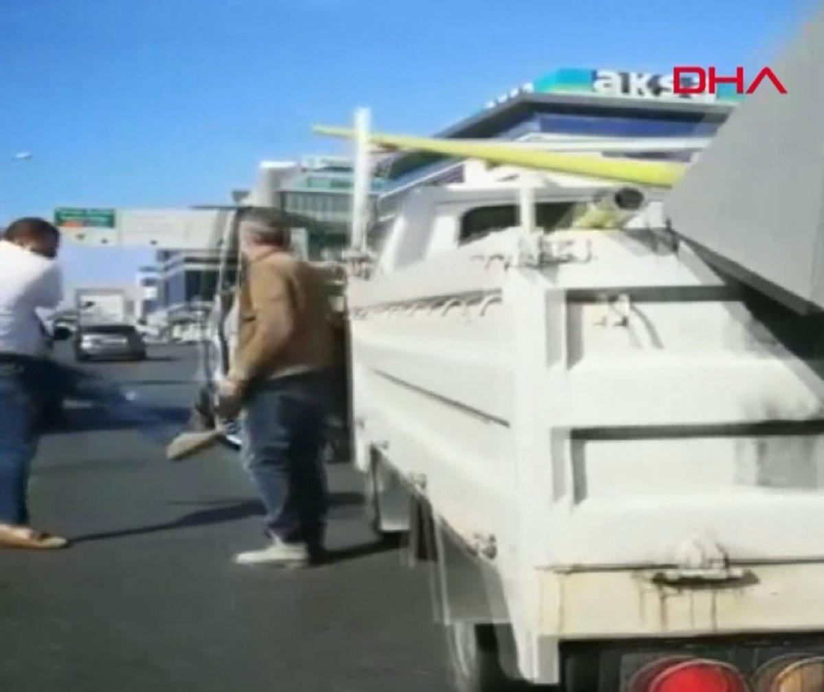 Beykoz trafik saldırı