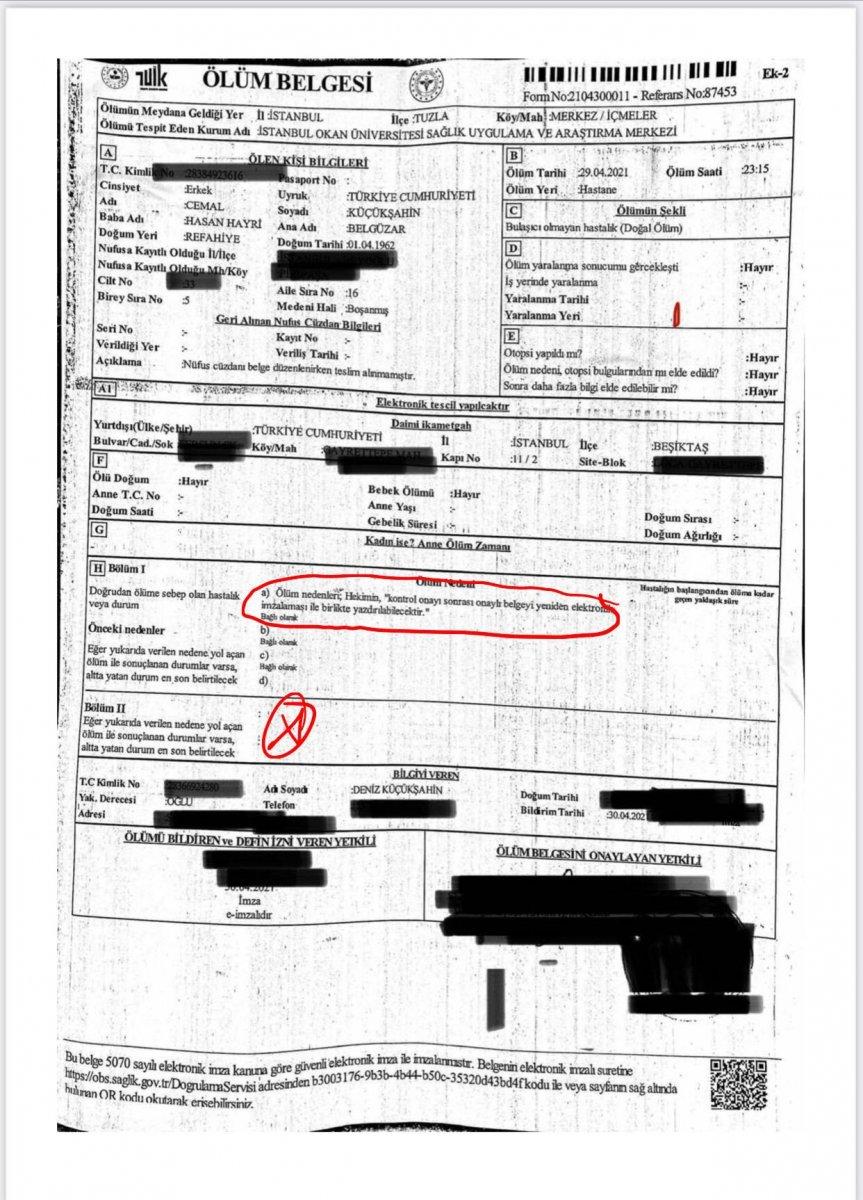 Fahrettin Koca'dan ölüm raporu açıklaması