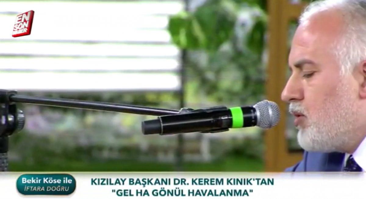 Kızılay Başkanı Dr. Kerem Kınık'tan Gel Ha Gönül Havalanma