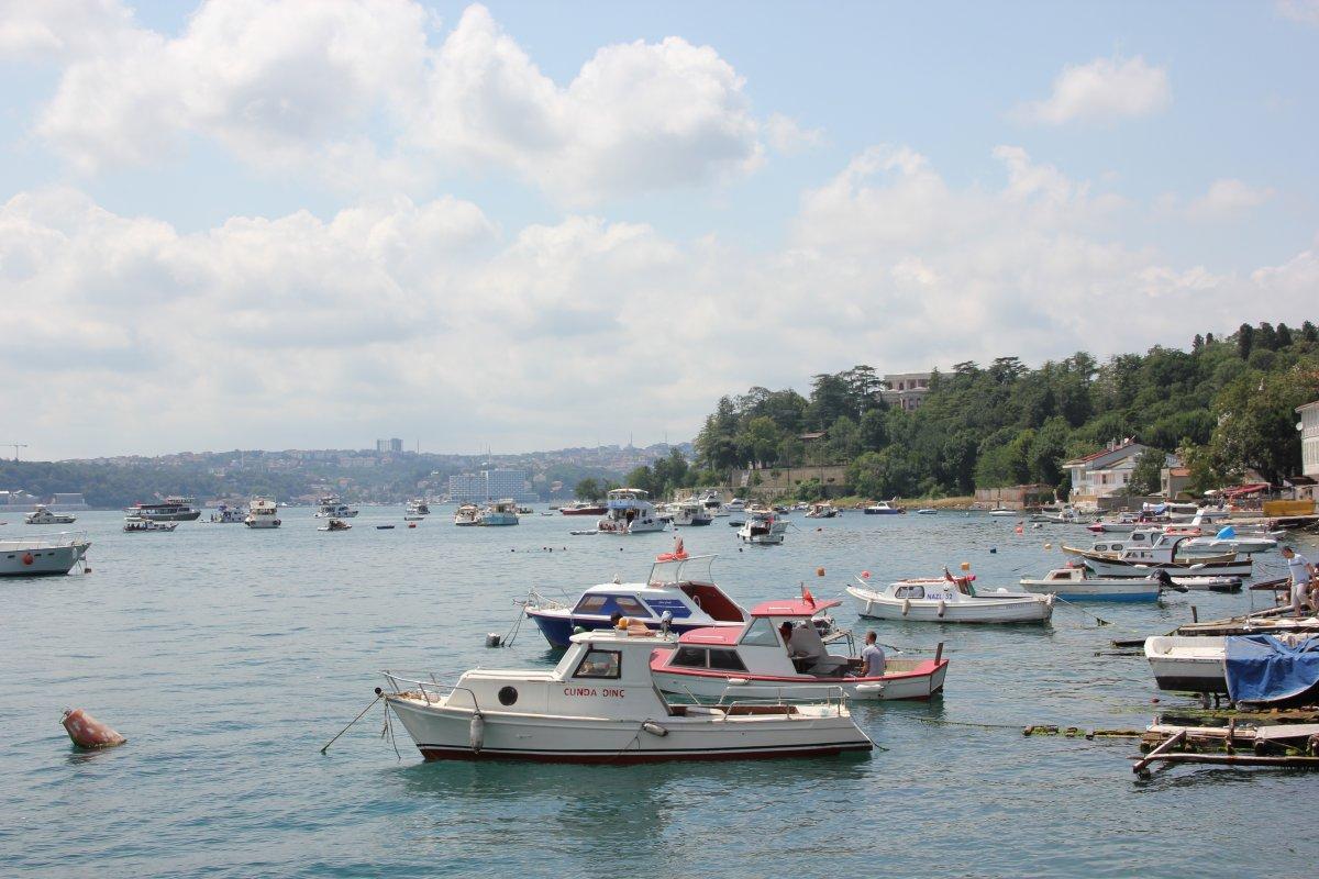 Beykoz’da dalyan kurulan bölgenin sezon dışındaki görüntüsü