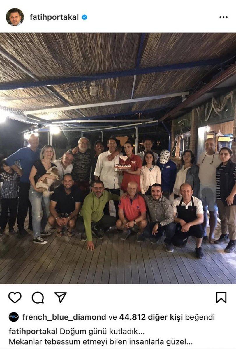 Fatih Portakal'dan tepki çeken doğum günü partisi