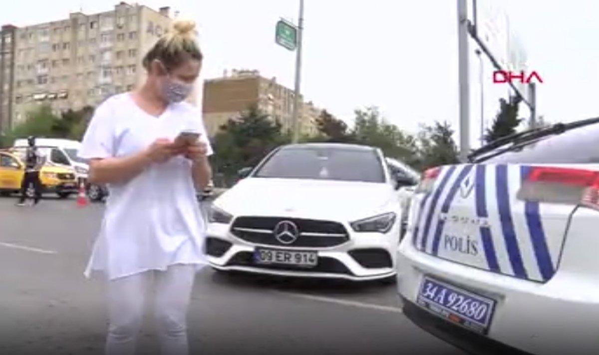 Ataşehir’de sahte basın kartıyla geçmek istedi, yakalandı