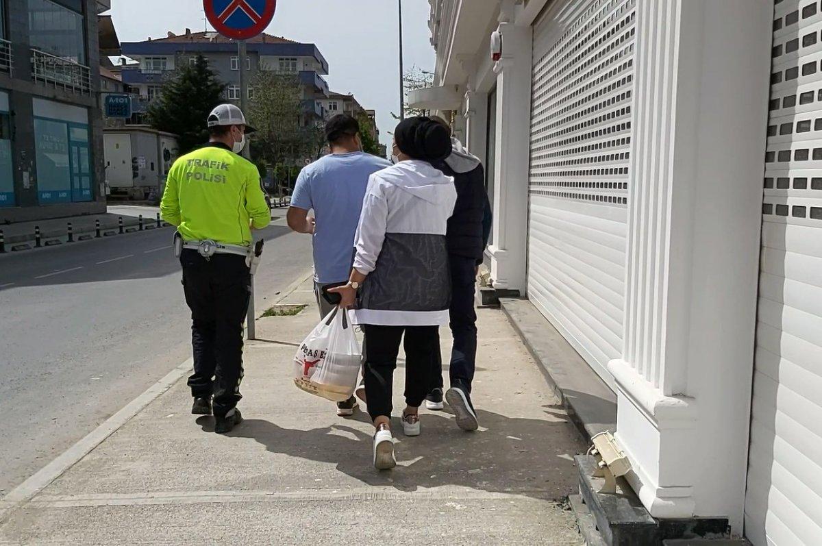 Sakarya'da ceza yiyen karı-koca polise bağırarak, bela okudu