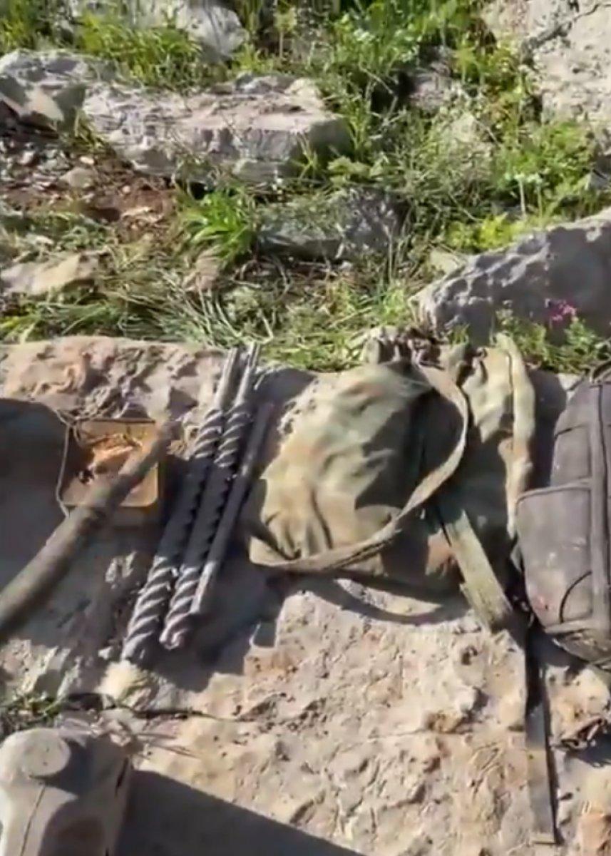 MSB, Pençe-Yıldırım harekatında ele geçirilen silah ve mühimmatları paylaştı