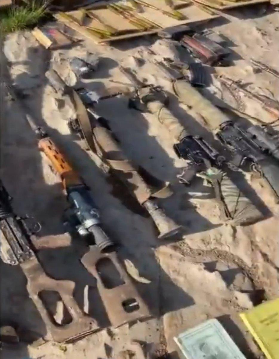 MSB, Pençe-Yıldırım harekatında ele geçirilen silah ve mühimmatları paylaştı