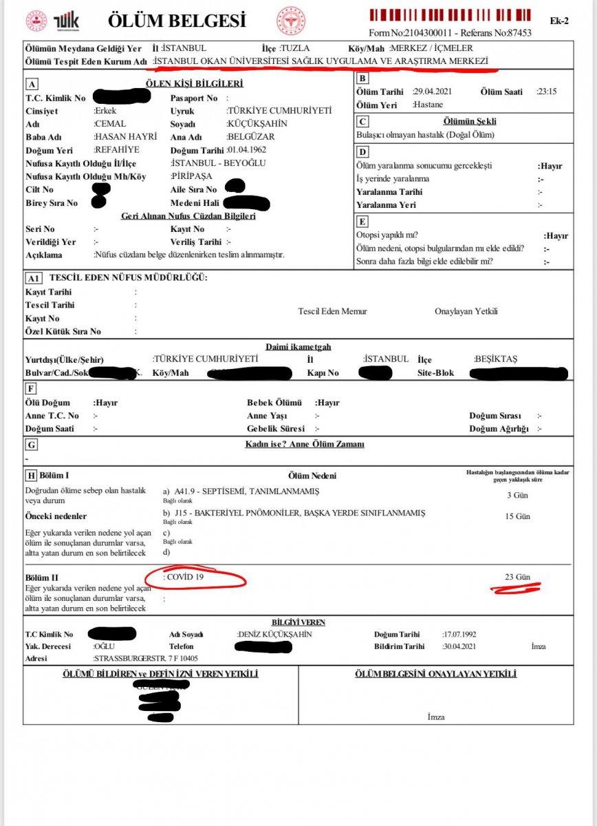 Fahrettin Koca'dan ölüm raporu açıklaması