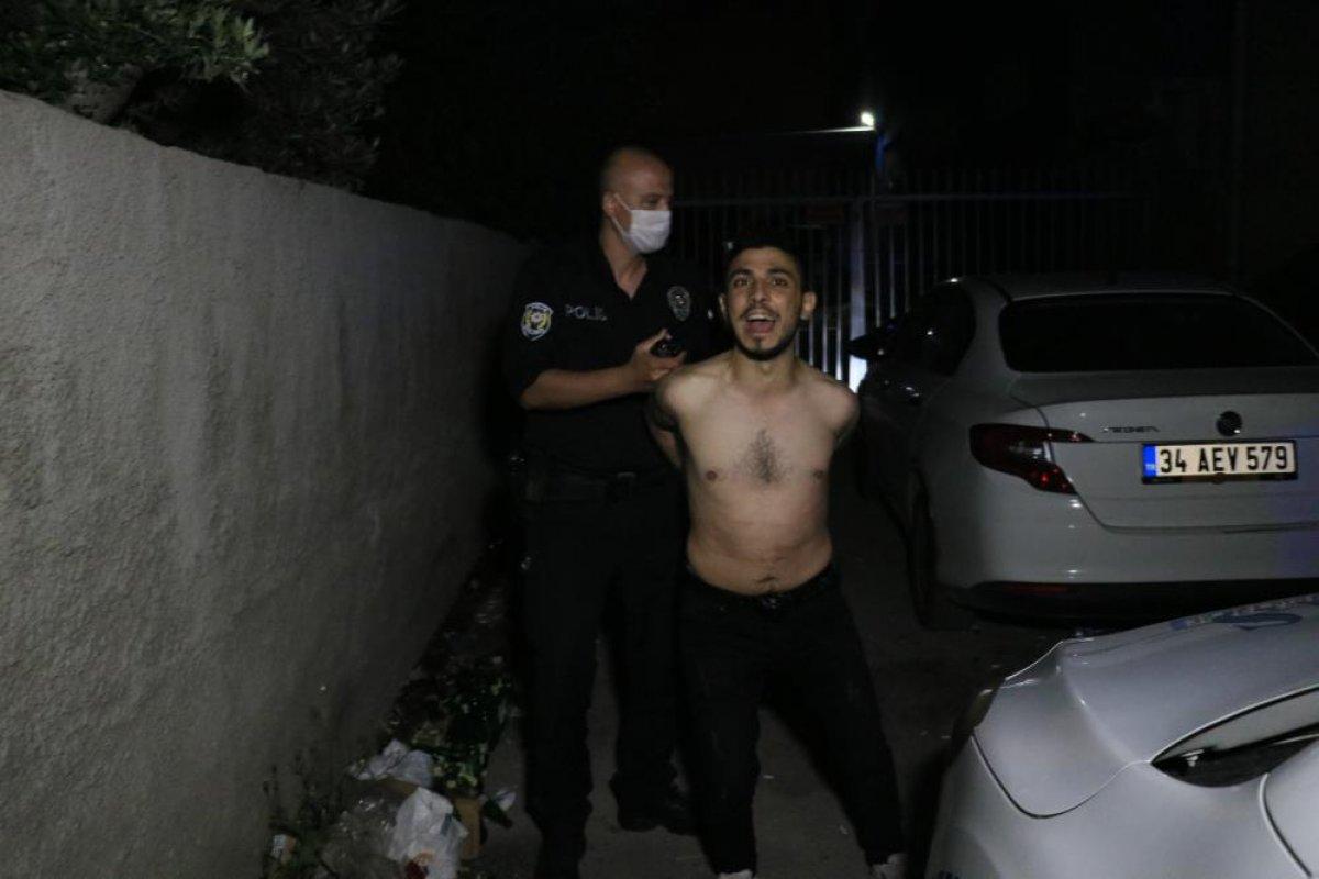 Adana'da polisten 4 kilometre kaçabildi